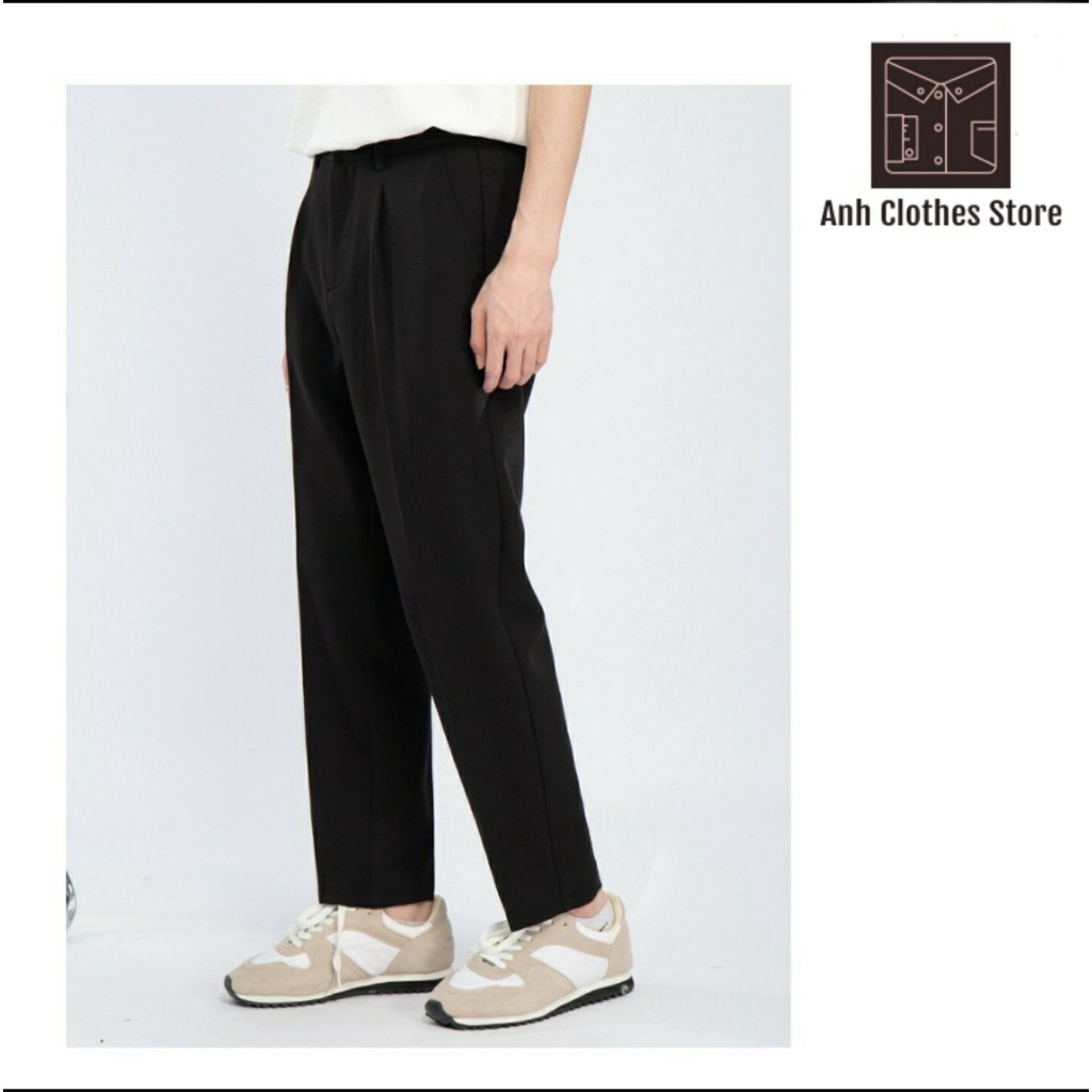 Quần baggy nam ống rộng phong cách Hàn ảnh thật màu đen - Anhclother Store | BigBuy360 - bigbuy360.vn