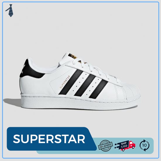 [Chính hãng] Giày thể thao Adidas Superstar tem vàng C77154