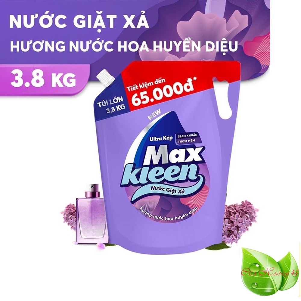 Túi Nước Giặt Xả Maxkleen Hương Huyền Diệu 3.8kg thumbnail