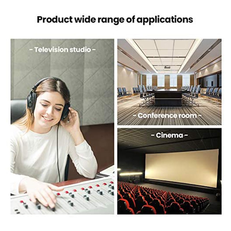 Sound-Absorbing Board, Acoustic Tiles for Echo and Bass Isolation