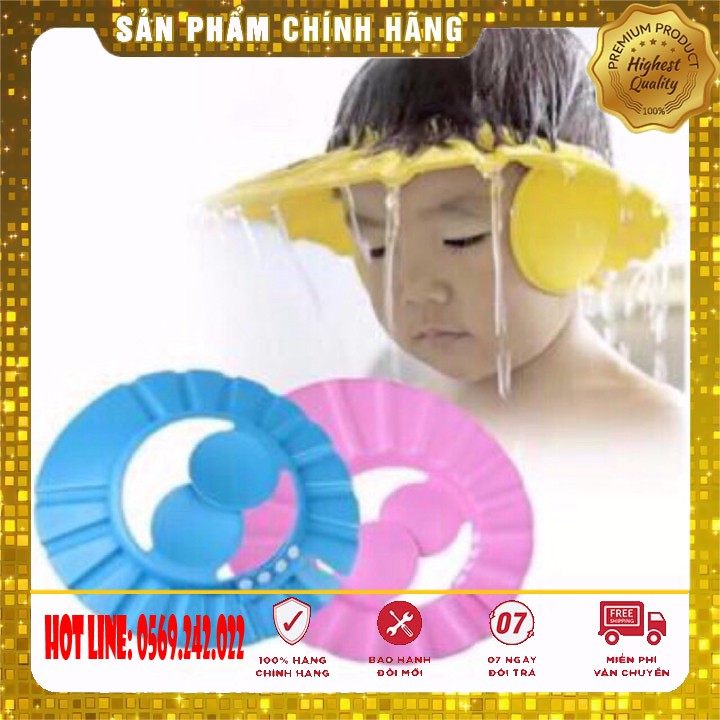 Mũ Gội Đầu Chắn Nước Cho Bé