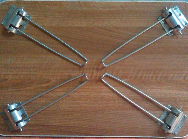 Chân bàn gấp sắt