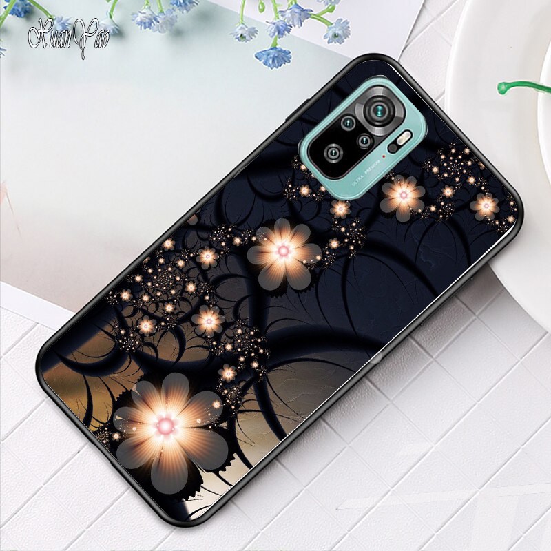 Ốp lưng phủ bóng Xiaomi Mi 11 lite note 10 / note 10 pro / K40 gaming - K40 pro - Poco F3 poco X3 pro họa tiết  Hoa