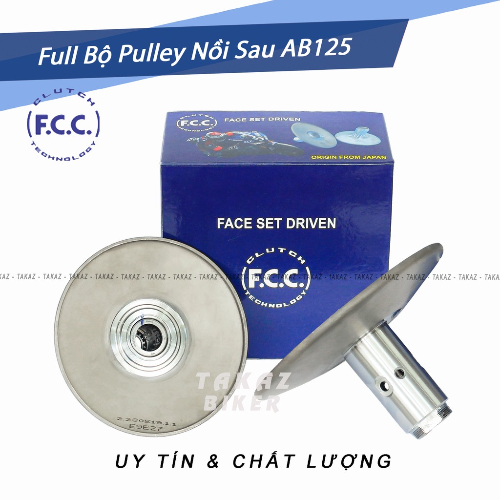 [AB125-PCX] Full Pulley Nồi Sau Xe AB125 - PCX - TẶNG LÒ XO TRỤ VÀ NẤP CHỤP LÒ XO