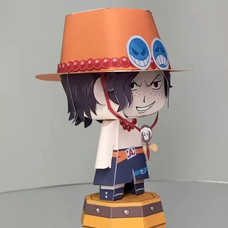 Mô hình giấy anime [One Piece] chibi Portgas D. Ace