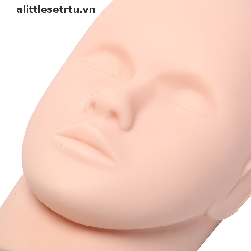 1 Dụng Cụ Luyện Tập Nối Mi Đầu Phẳng Bằng Silicone