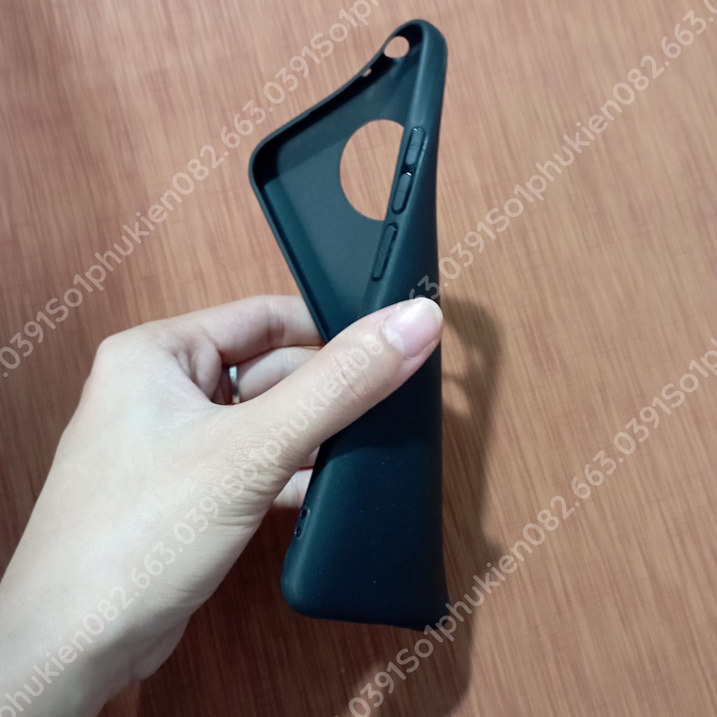 Ốp lưng Nokia 5.4 dẻo đen trơn và dẻo trong viền gồ bảo vệ cam