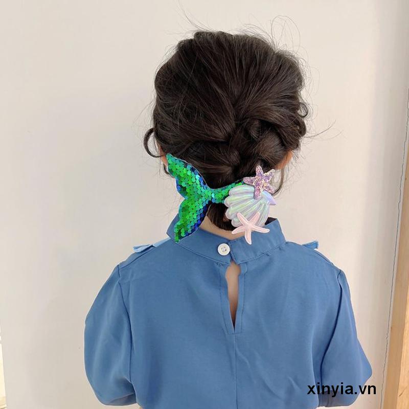 Kẹp Tóc Hình Đuôi Nàng Tiên Cá Dễ Thương Dành Cho Bé Gái