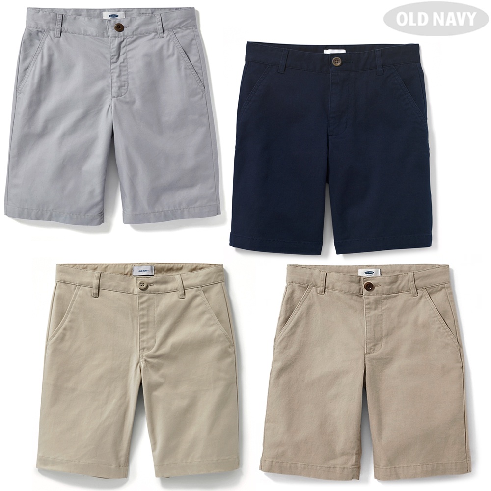 Size: 5, 6, 8, 10-slim, 12-slim (17-37kg). Quần shorts kaki Old Navy bé trai. Hàng XK, made in vietnam chuẩn xịn