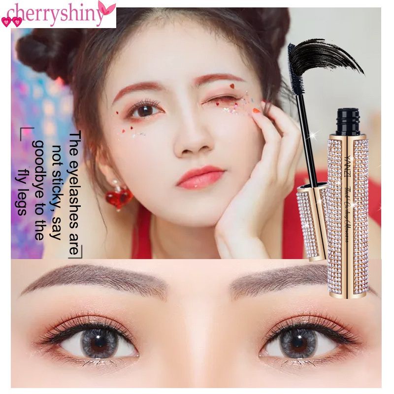 Mascara Yanz chống thấm nước và mồ hôi không nhòe lâu trôi thiết kế vỏ lấp lánh ánh sao
