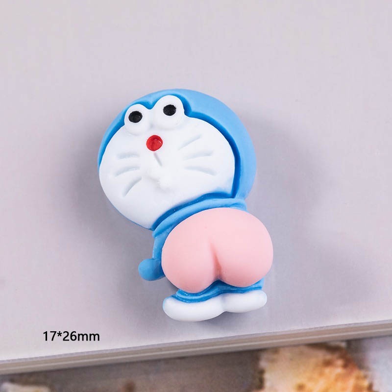 Miếng Dán Trang Trí Điện Thoại Họa Tiết Hoạt Hình Động Vật 3D Dễ Thương DIY