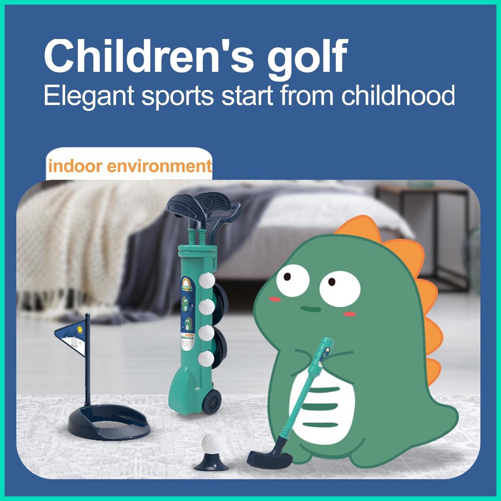 Bộ Đồ Chơi Đánh Golf Bằng Chất Liệu Bền An Toàn Cho Bé