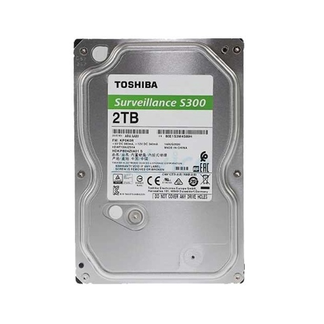 Ổ cứng HDD Toshiba 2TB Video Stream chuyên dùng cho đầu ghi camera - Hàng Chính Hãng, bảo hành 2 năm