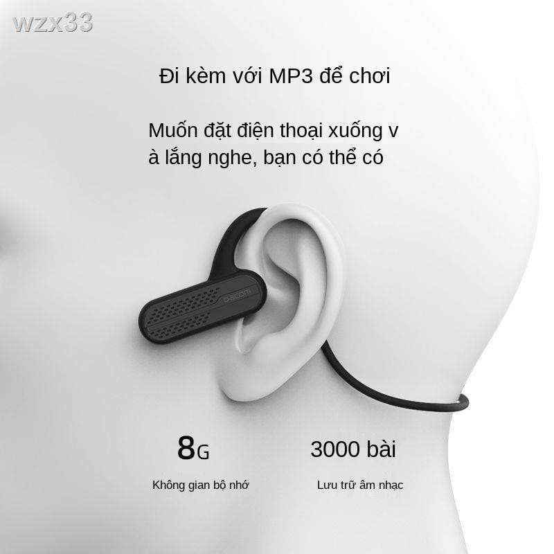 Dacom AirWings Bone Conduction Tai nghe Bluetooth Thể thao Chạy bộ với 8G RAM MP3 Móc treo chống nước Đa năng