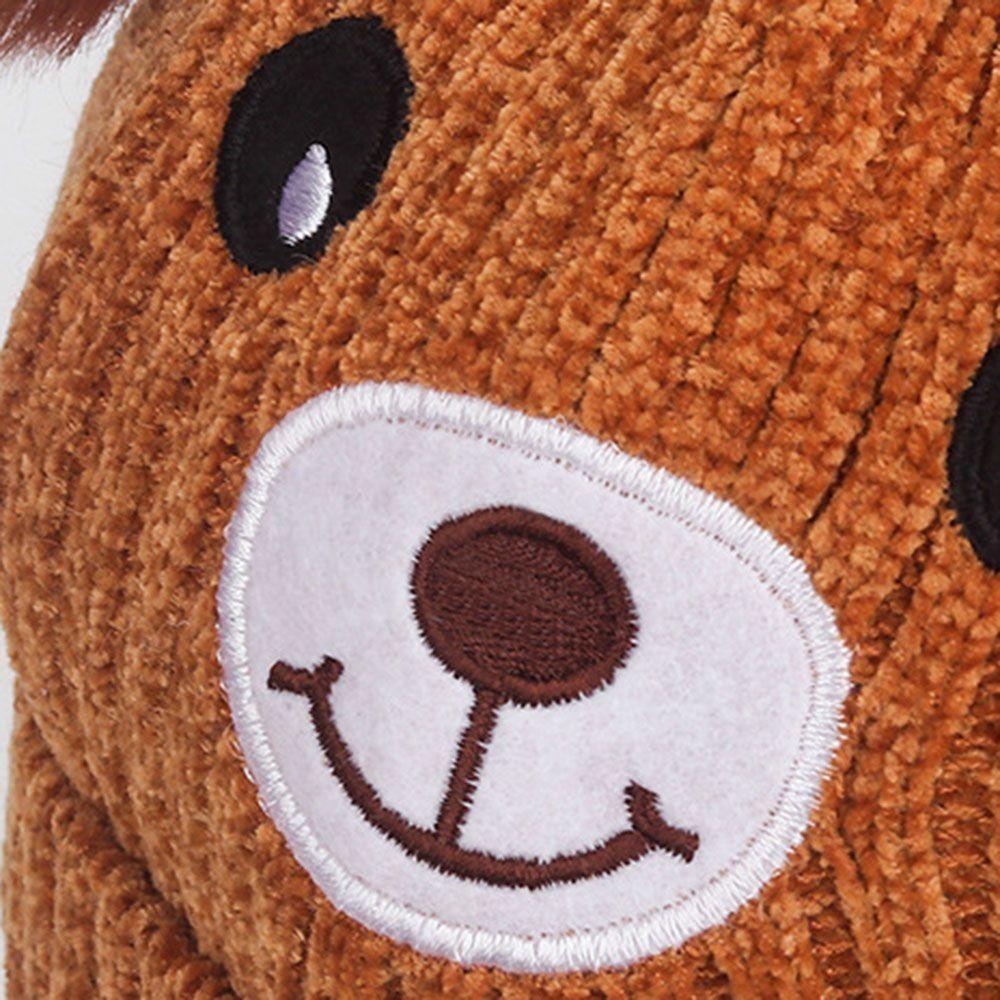 Upstopvn Mũ Trùm Đầu Giữ Ấm Mùa Đông Lót Lông Cừu Lót Bông Kèm Khăn Choàng Có Dây Buộc Tai Dành Cho