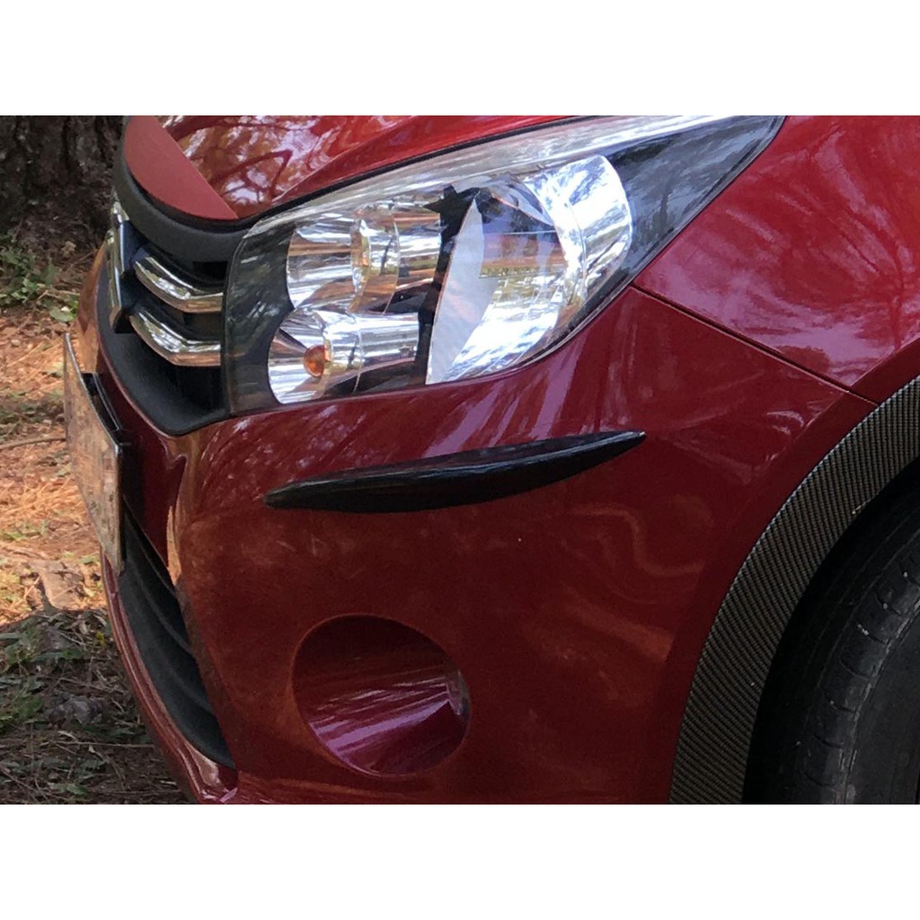 Bộ ốp cao su chống trầy cản trước sau xe ô tô