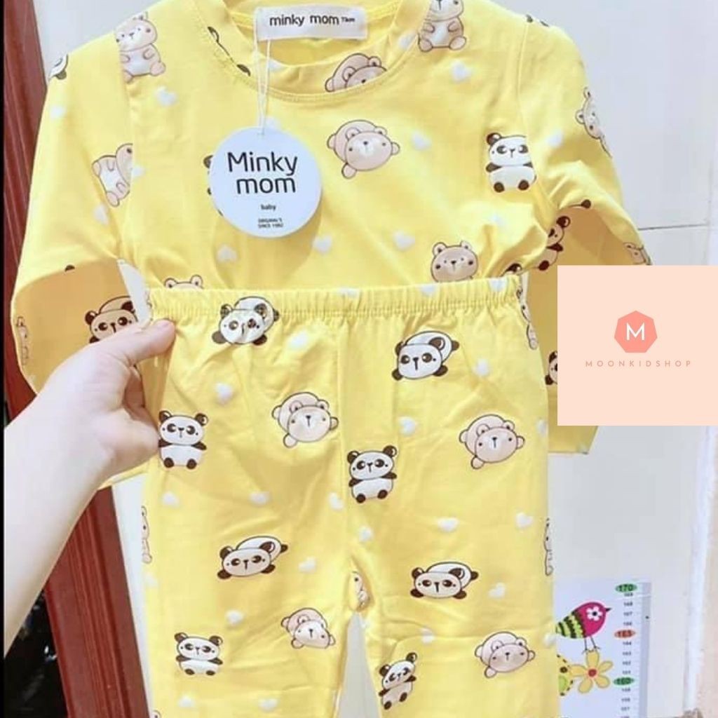 Bộ Body MINKY Dài Tay Cho Bé💖 MẪU CẦU VỒNG💖 vải sờ là sướng nhìn là thích,cho bé từ 6-20kg,bé tư 6m-5y