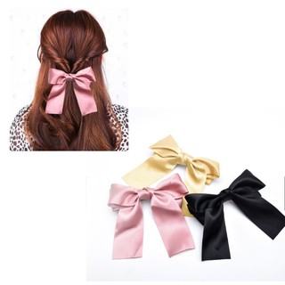 Kẹp tiểu thư, Kẹp tóc nơ vải xinh 3 lớp CỰC XINH Hàng Cao Cấp - Màu ngẫu nhiên