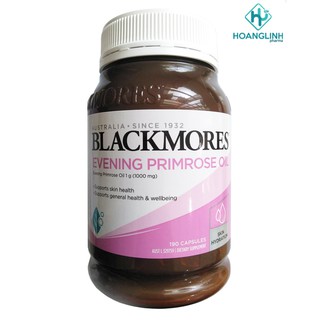 (Hoanglinhpharma)Tinh Dầu Hoa Anh Thảo Blackmores Evening, 190 viên