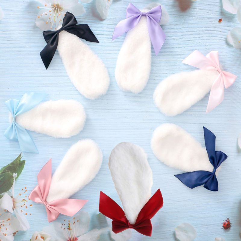 Kẹp Tóc Tai Thỏ Phong Cách Lolita Nhật Bản Ngọt Ngào Thời Trang Cho Nữ