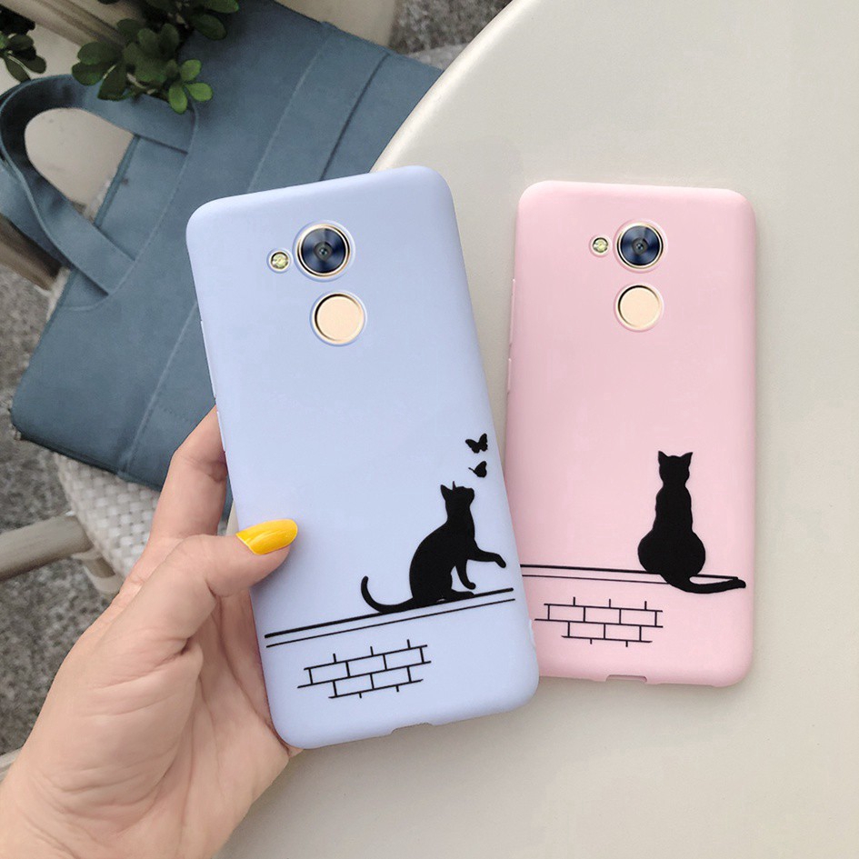 Ốp điện thoại TPU silicon mềm mặt nhám mặt kẹo xinh xắn cho Huawei Honor 6A Pro Honor6A DLI-TL20