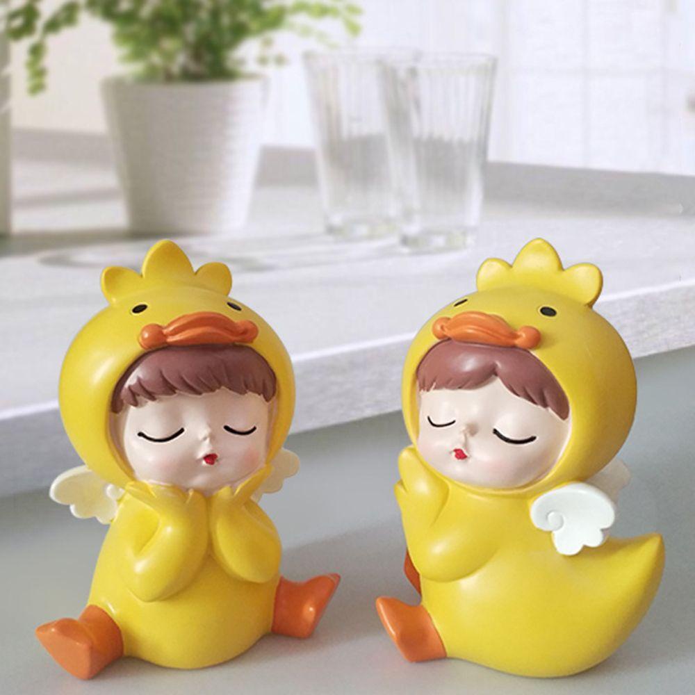 Mô Hình Vịt WTTLE Bằng Nhựa Resin Trang Trí Nhà Cửa / Văn Phòng