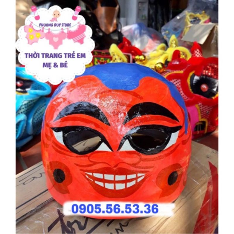 Mặt nạ Ông Địa Người lớn múa hóa trang Tết Trung Thu, Tết - Đầu Ông Địa cho người lớn múa lân