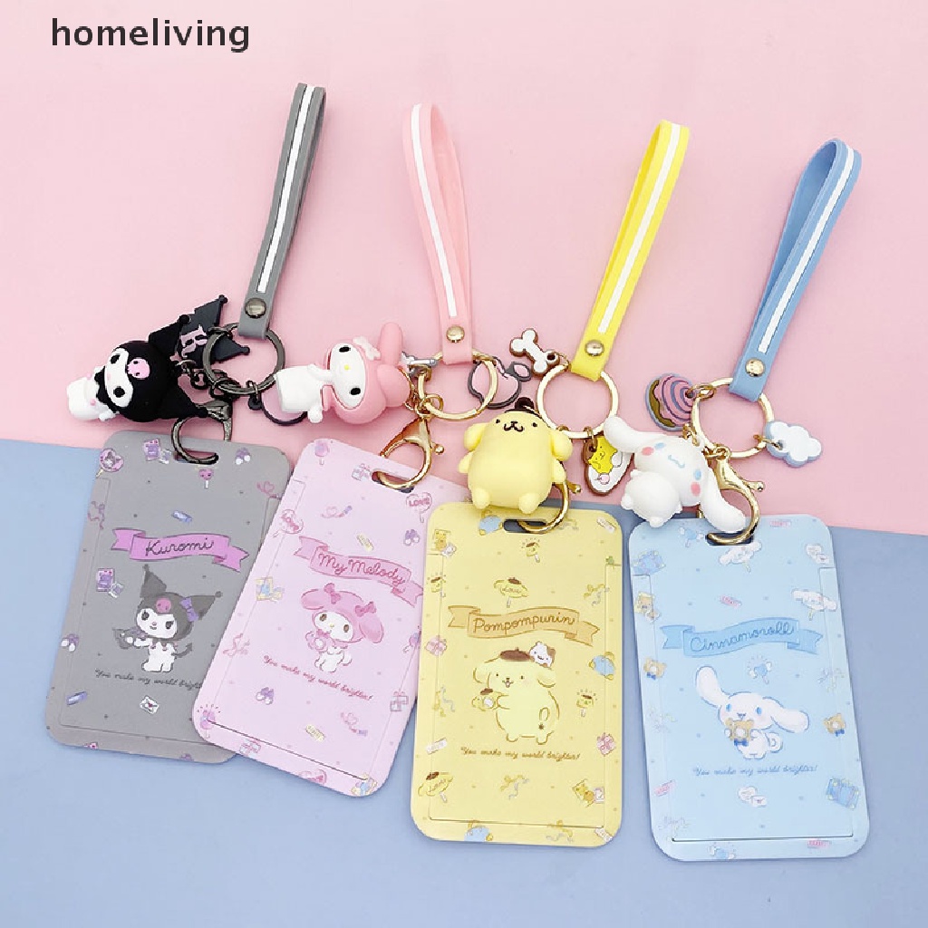 Vỏ Đựng Thẻ ID / Thẻ ID Họa Tiết Hoạt Hình Có Dây Đeo Tay Cho Học Sinh