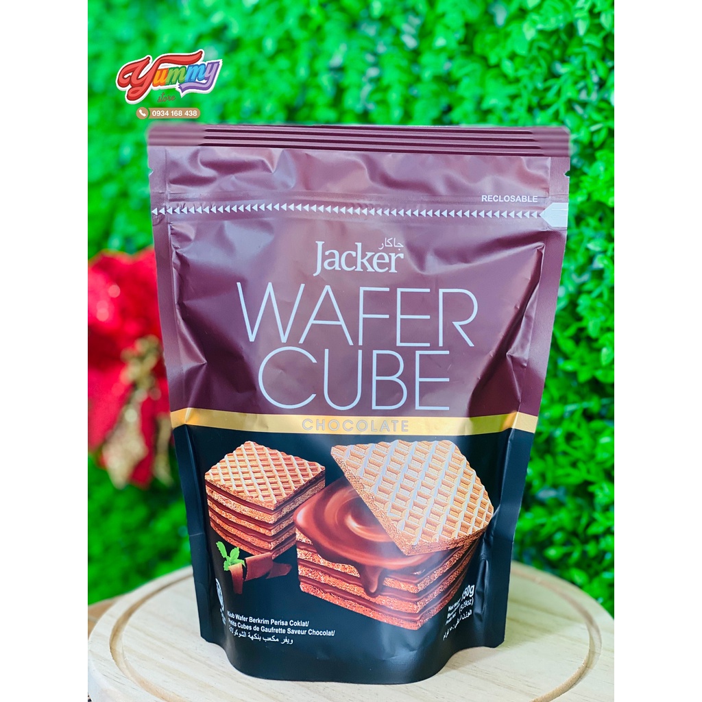 Bánh Xốp Wafer Cube Jacker