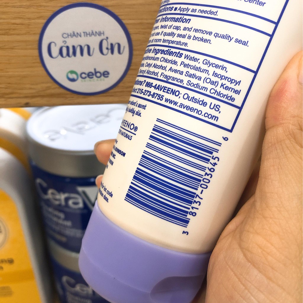 Kem dưỡng cho bé Aveeno Baby Calming Comfort Lotion (227g)