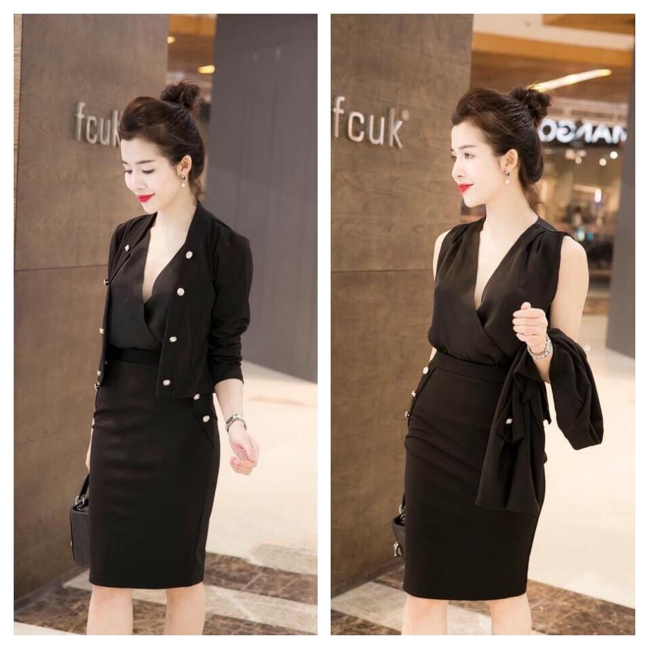 Set vest 3 món thời trang nữ