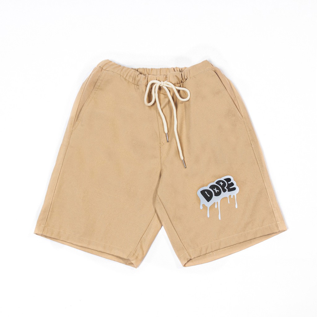 Quần Đùi ngắn lưng thun Nam Nữ co giản phản quang Short unisex Dope Local Brand Midori Chính Hãng M Studio