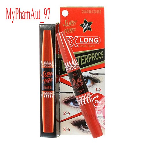 Mascara 2 đầu Sivanna Super Model 5X Long Thái Lan_MaskStore25