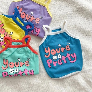 [Có sẵn] Áo hai dây "You're so pretty" dành cho thú cưng