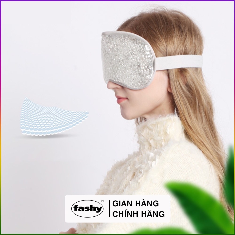 Túi chườm Nóng Lạnh Massage Mắt FASHY Germany giúp Thư Giãn, Giảm Mỏi, Đỡ Đau Đầu, Giảm Quầng Thâm Mắt nhập khẩu Đức