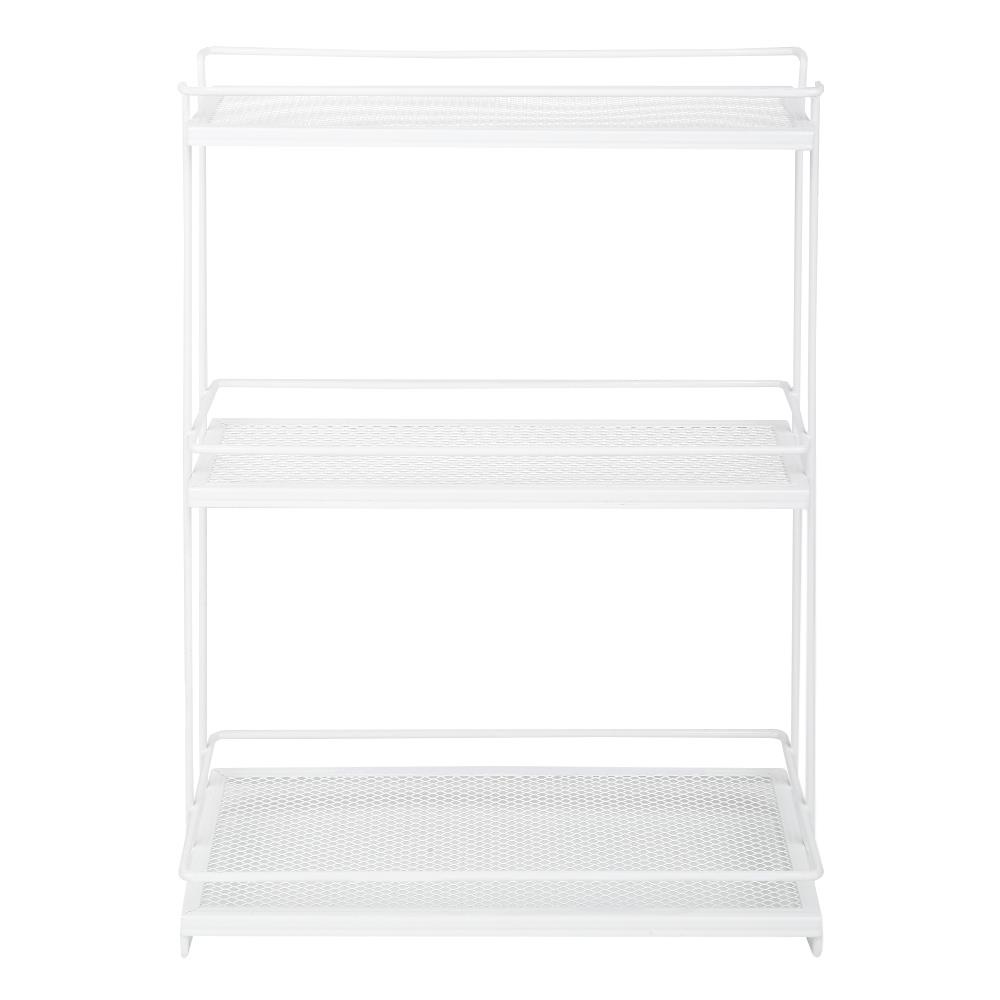HomeBase KECH Kệ bếp 3 tầng bằng thép sơn mạ Thái Lan W31xD13xH40cm màu trắng