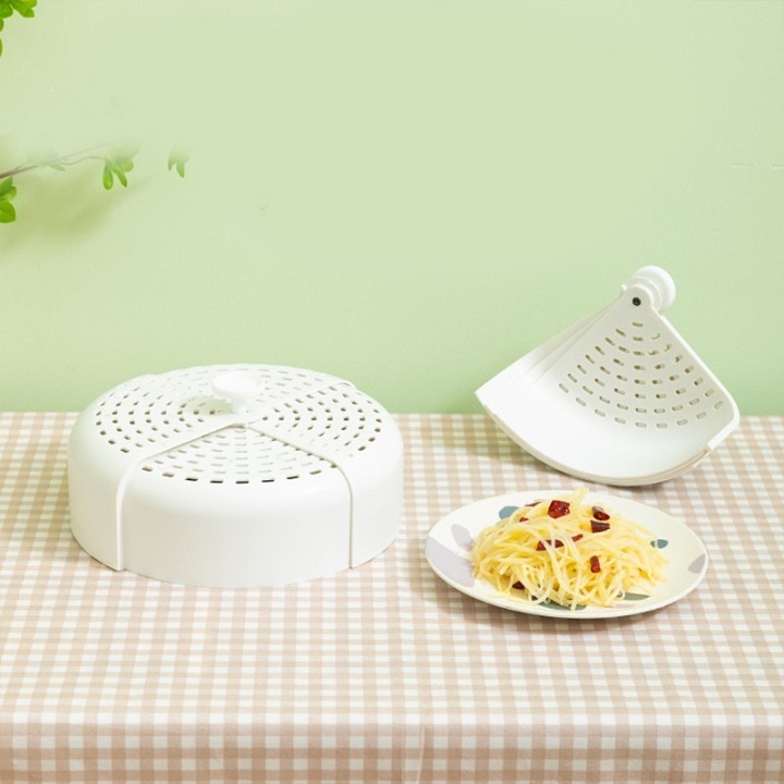 Lồng Bàn Đậy Thức Ăn Mini Gấp Gọn Tiết Kiệm Cho Không Gian Bếp - Lồng bàn nhỏ bằng nhựa tránh bụi - Khay đậy thức ăn