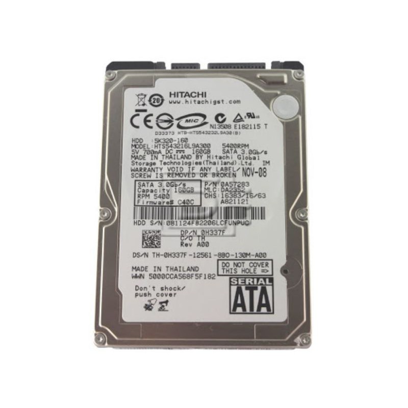 Ổ cứng laptop HDD Hitachi 160gb bóc máy