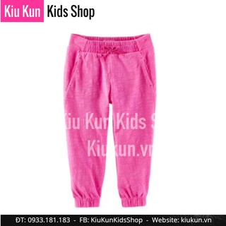 Quần jogger Oshkosh bé gái - ghi đậm