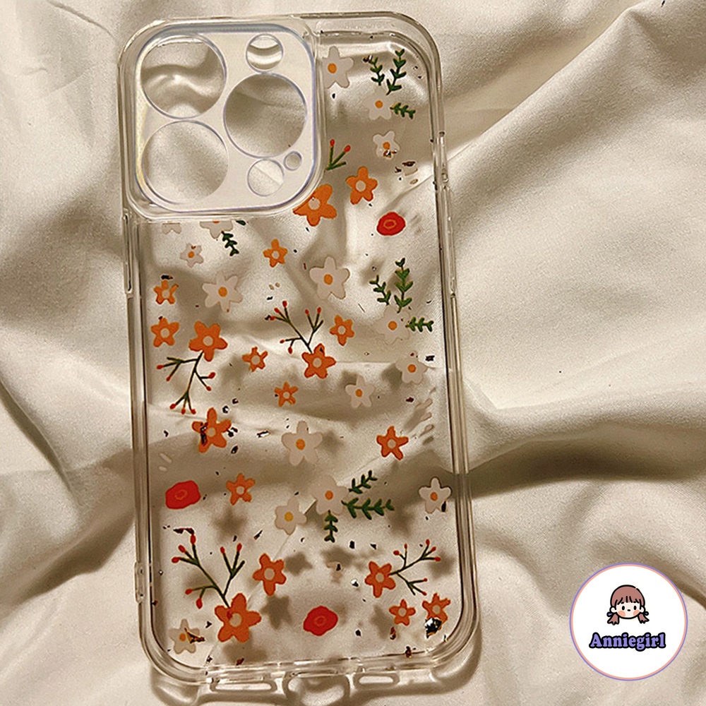 Ốp Điện Thoại TPU Mềm Siêu Mỏng Hình Hoa Kiểu Retro Cho IPhone 14 1312 11 Pro Max X XR 8 7 Plus