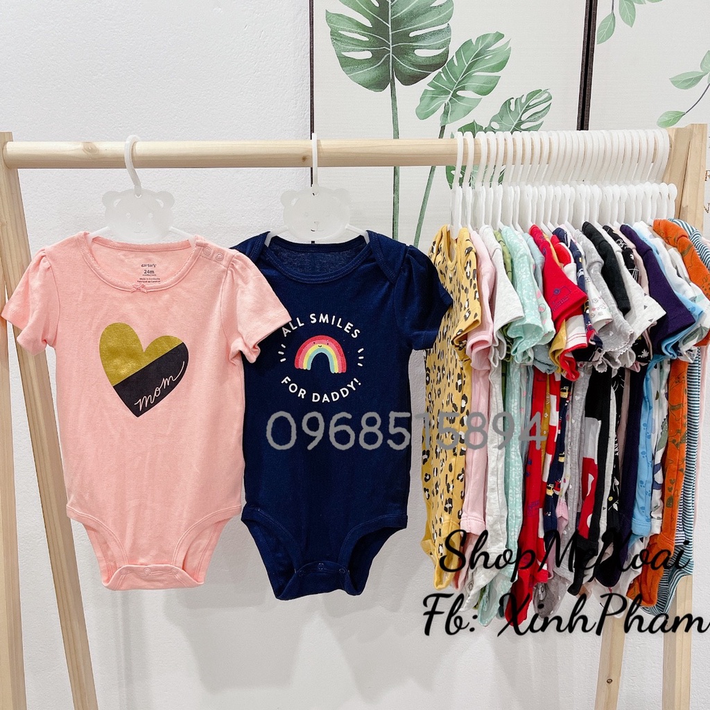 BODYSUIT CARTER SIZE 24M LINK 5 ,BODYCHIP CỘC TAY MIX HÃNG CHO BÉ TỪ 11,5-13kg