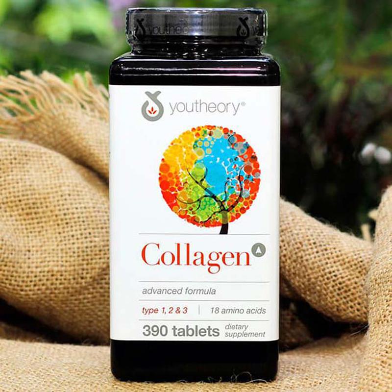 Viên collagen youtheory biotin 390 viên hàng Mỹ chính hãng
