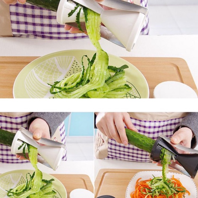 Dụng Cụ Cắt Rau Củ Dạng Xoay Tiện Lợi Cho Nhà Bếp