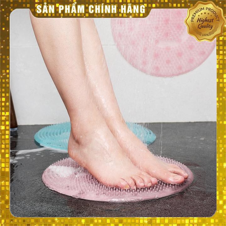 Miếng Silicone Massage lưng làm sạch cọ xát, rửa lưng, chân tiện lợi nhanh chóng Hot Trend 2020