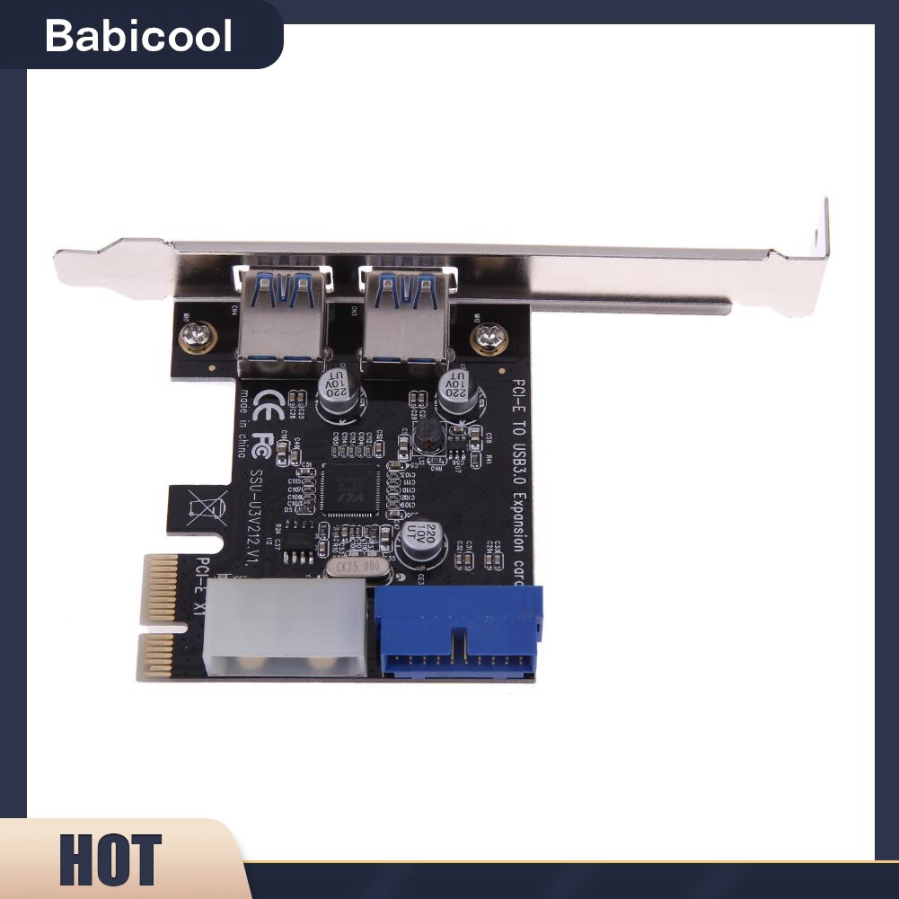 External 2Port USB3.0 + Internal 19pin Header PCIe Card 4pin IDE Power Connector | BigBuy360 - bigbuy360.vn