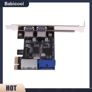 External 2port usb3.0 + internal 19pin header pcie card 4pin ide power connector