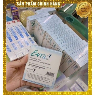 Miếng dán tránh thai Evra thái lan hàng chuẩn kèm bill
