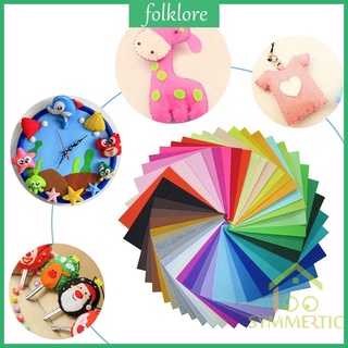 Set 40 Tấm Vải Nỉ Không Dệt Nhiều Màu Sắc Làm Đồ Thủ Công
