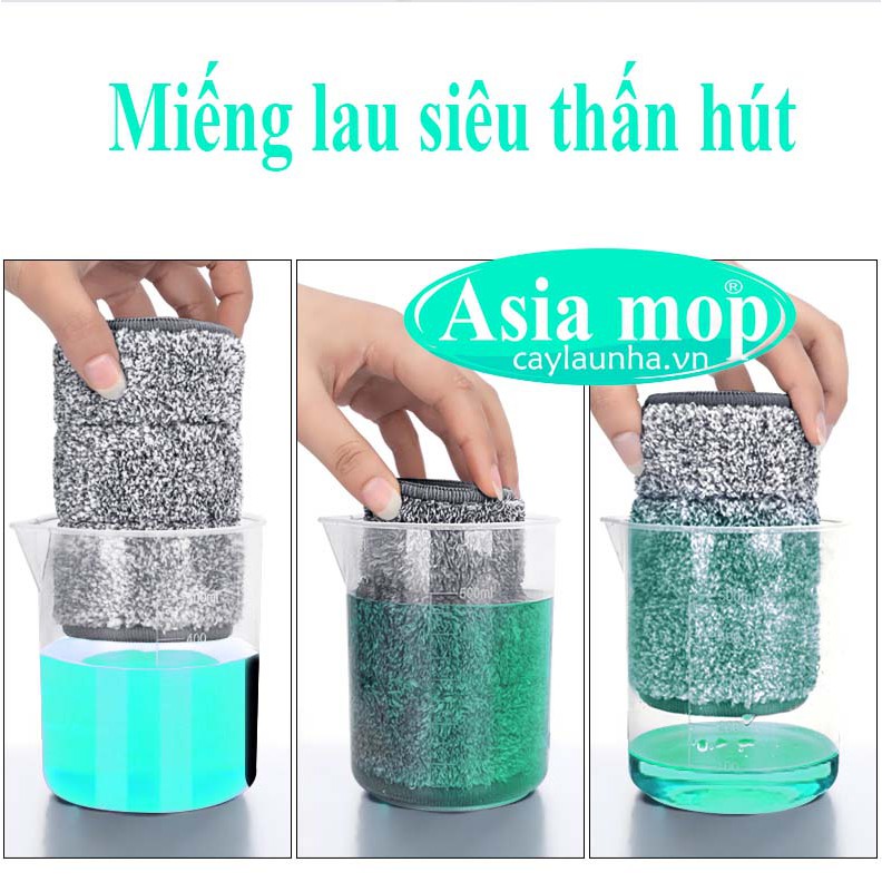 Cây lau nhà thông minh kèm thùng Asia Mop Z01,Hàng loại 1 chắc chắn , kích thước nhỏ gọn .TẶNG Kèm 2 miếng lau