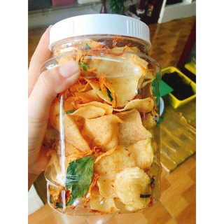 khoai lang lắc khô gà
